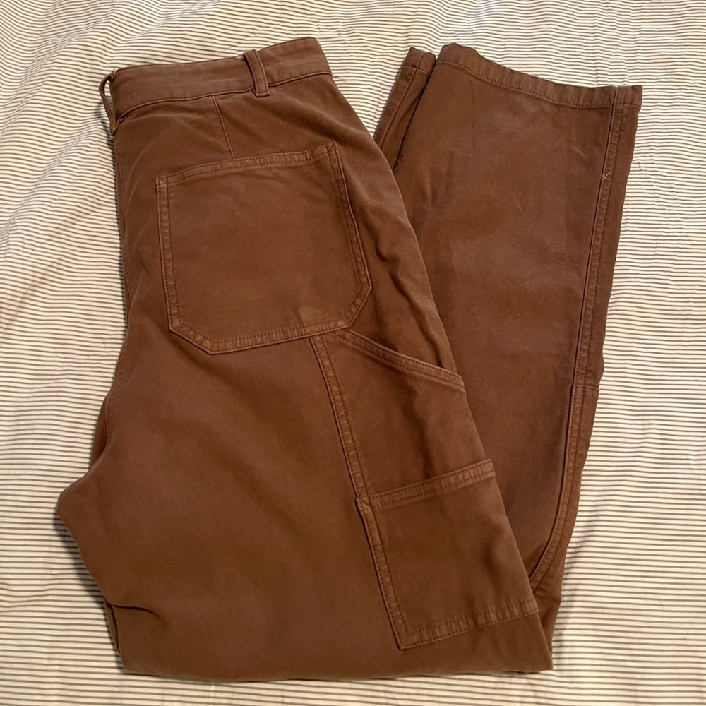 Wilfred Brown Straight Leg Pants